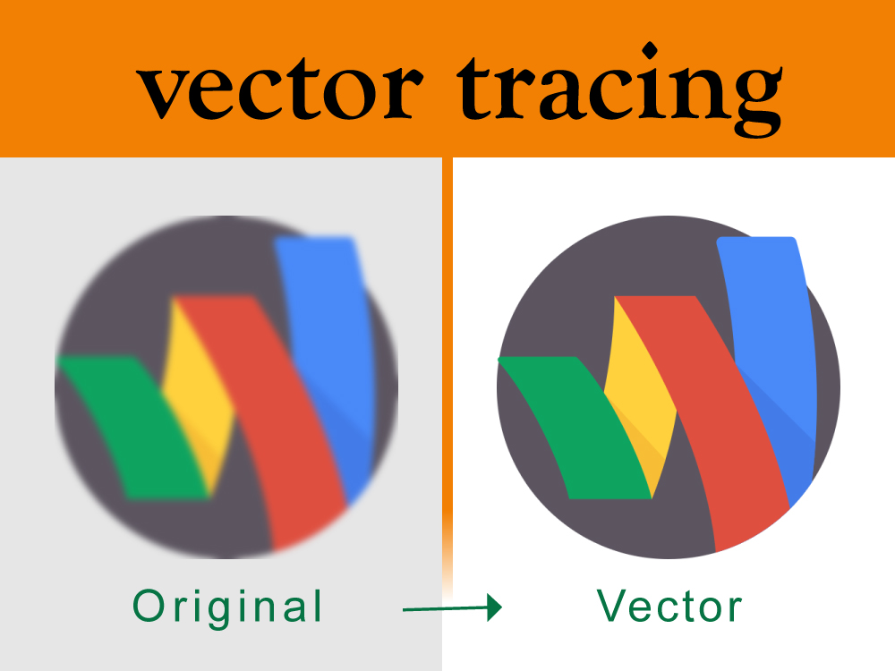 I will do vector tracing, convert logo to vector, raster to vector, vectorize