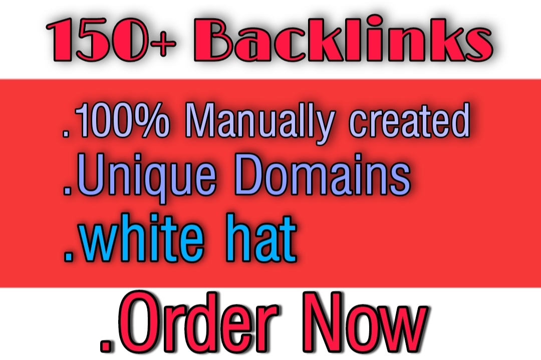 I will create 150 SEO backlinks white hat manual link building for boost your ranking 