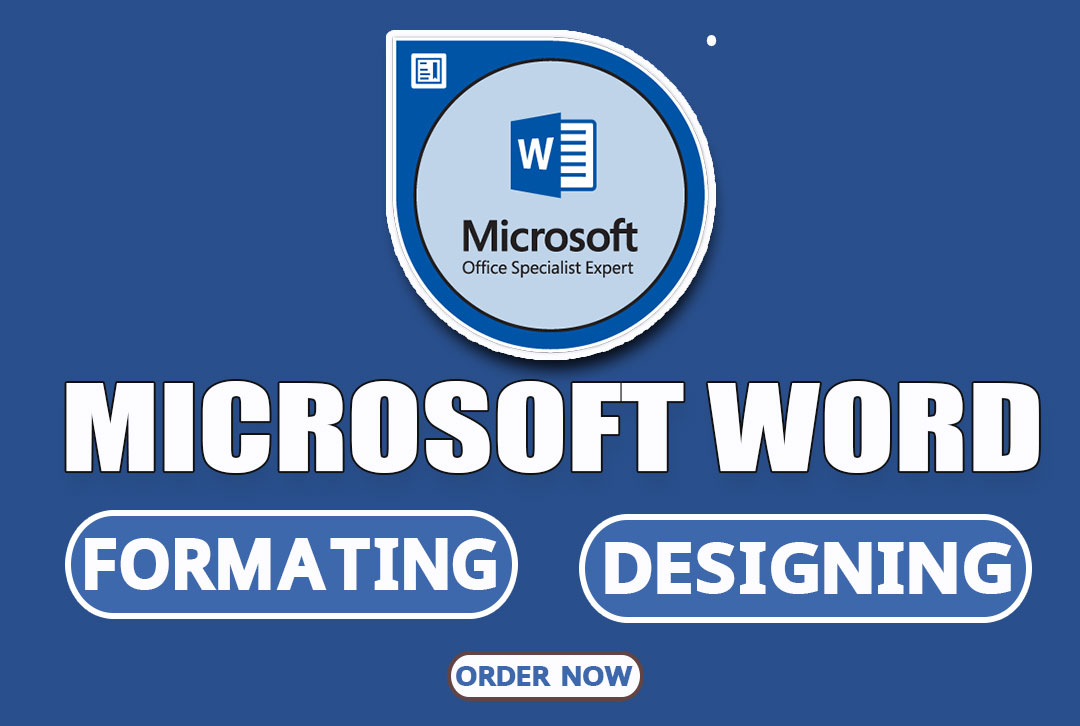 I will format and design your microsoft word document for $5 - SEOClerks