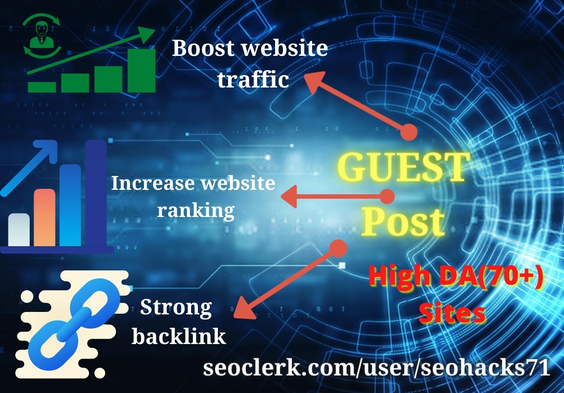 5 Guest Post For Improve Your Website Ranking For $125 - SEOClerks