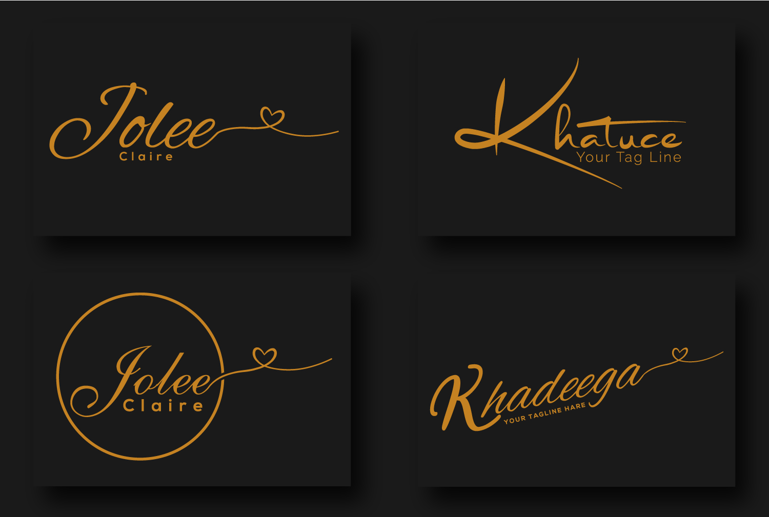 I will do modern luxury handwritten signature logo within 8 hours