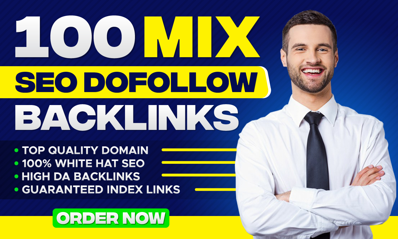 I Will Manually Create 100 High Quality Mix SEO Backlinks 