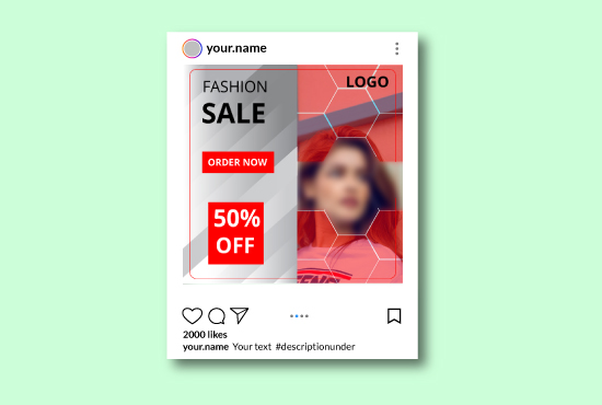 I will design unique social media posts for your product advertisement ...
