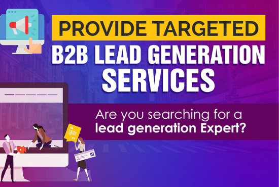 I will do targeted b2b lead generation email list building