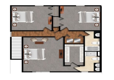 3d house blueprint