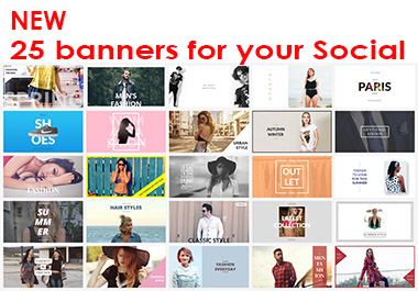 25 banners for your SocialNetwork