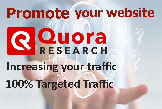 I Will Provide 4 HQ Quora Answer And Guaranteed Traffic To Promote Your ...