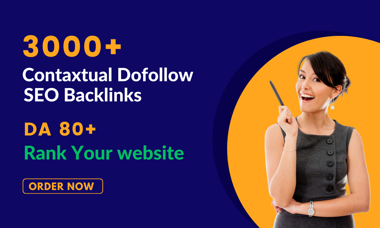 l will do high authority SEO 1000 Contextual dofollow backlinks for top your google ranking 