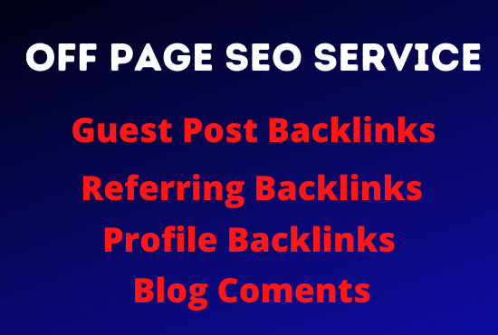 I wil generate quality backlinks for your site ,profile, blog comments & guest post