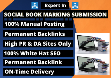 I Will Create 100 High PR Social Bookmarking Manually