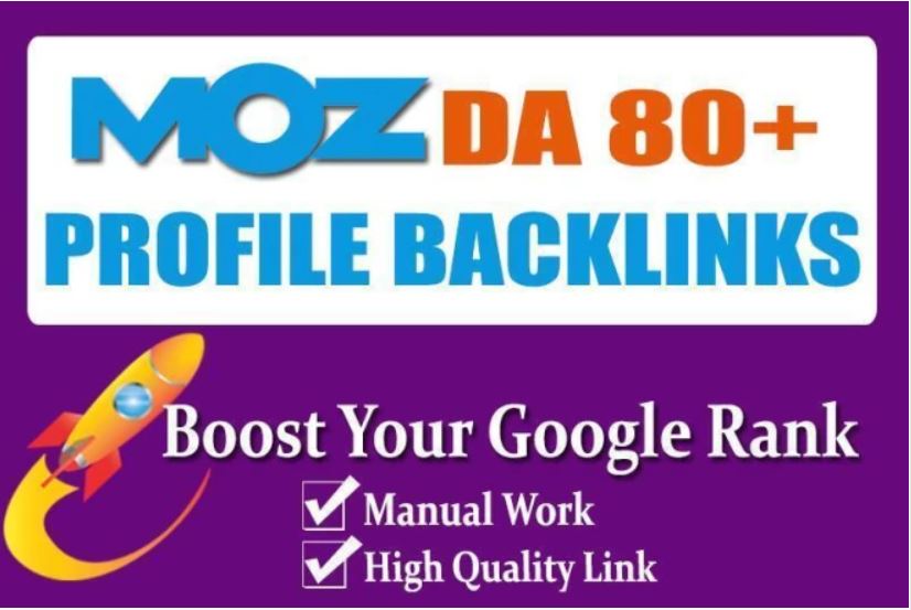 I will manually create70 high quality profile backlinks 