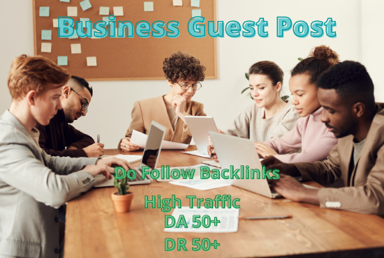 I will do high da business guest post, da 89 business blog post