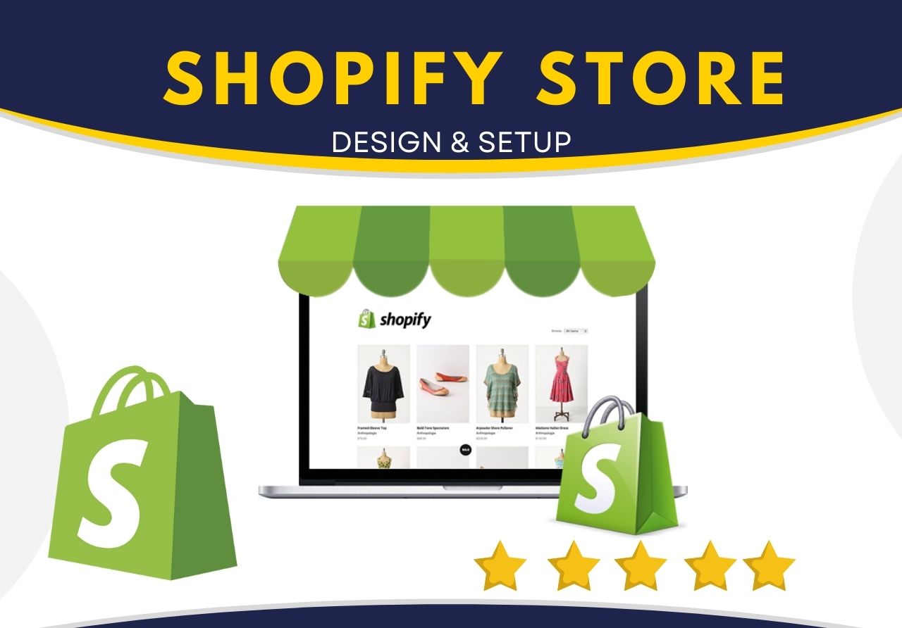 Shopify Website, Shopify Dropshipping Store Design & Setup