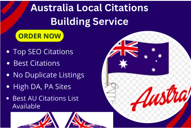 I will do New 2024 Australian local citations for Business listing, high traffic.