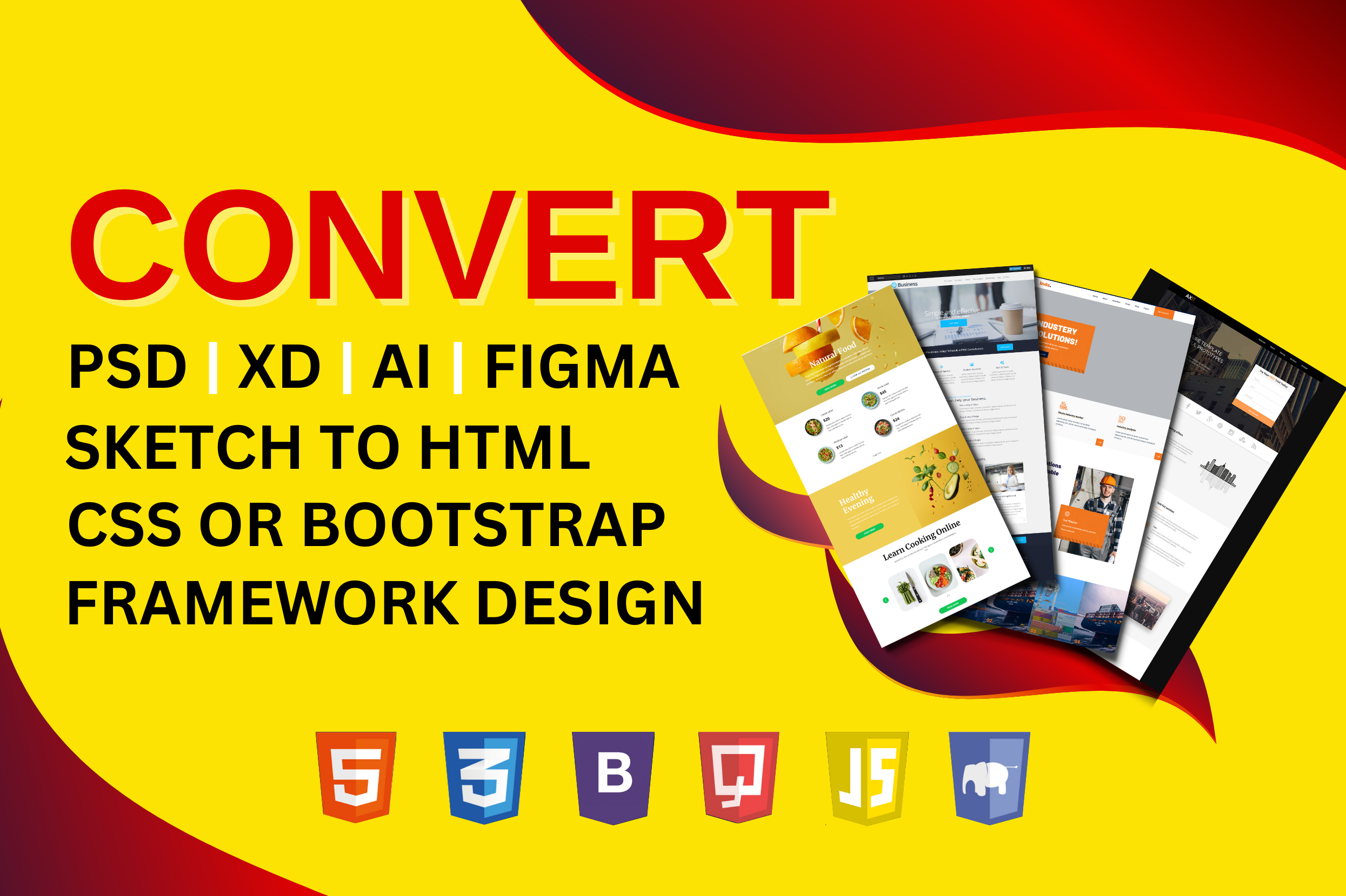 Convert Psd Sketch Figma Adobe Xd Png Jpeg Ai To Html Responsive My Xxx Hot Girl