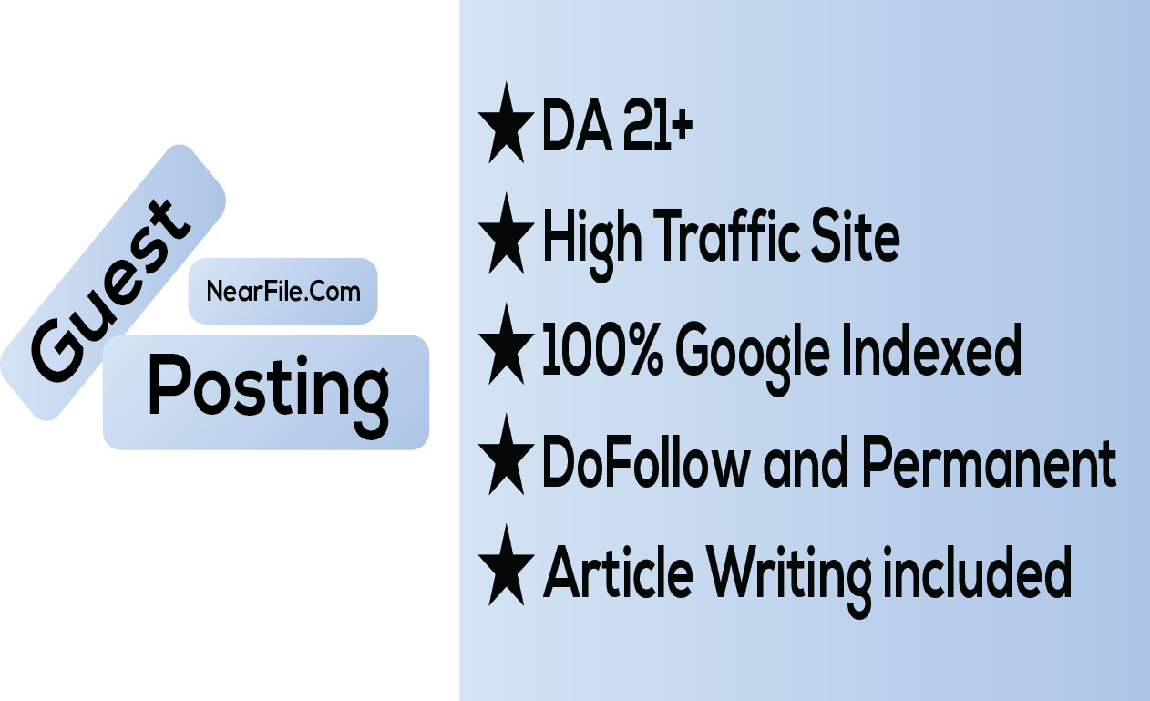 I will publish 1 guest posts on da26 website for $30