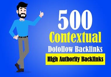 I will do 500 high quality contextual dofollow SEO backlinks white hat link building