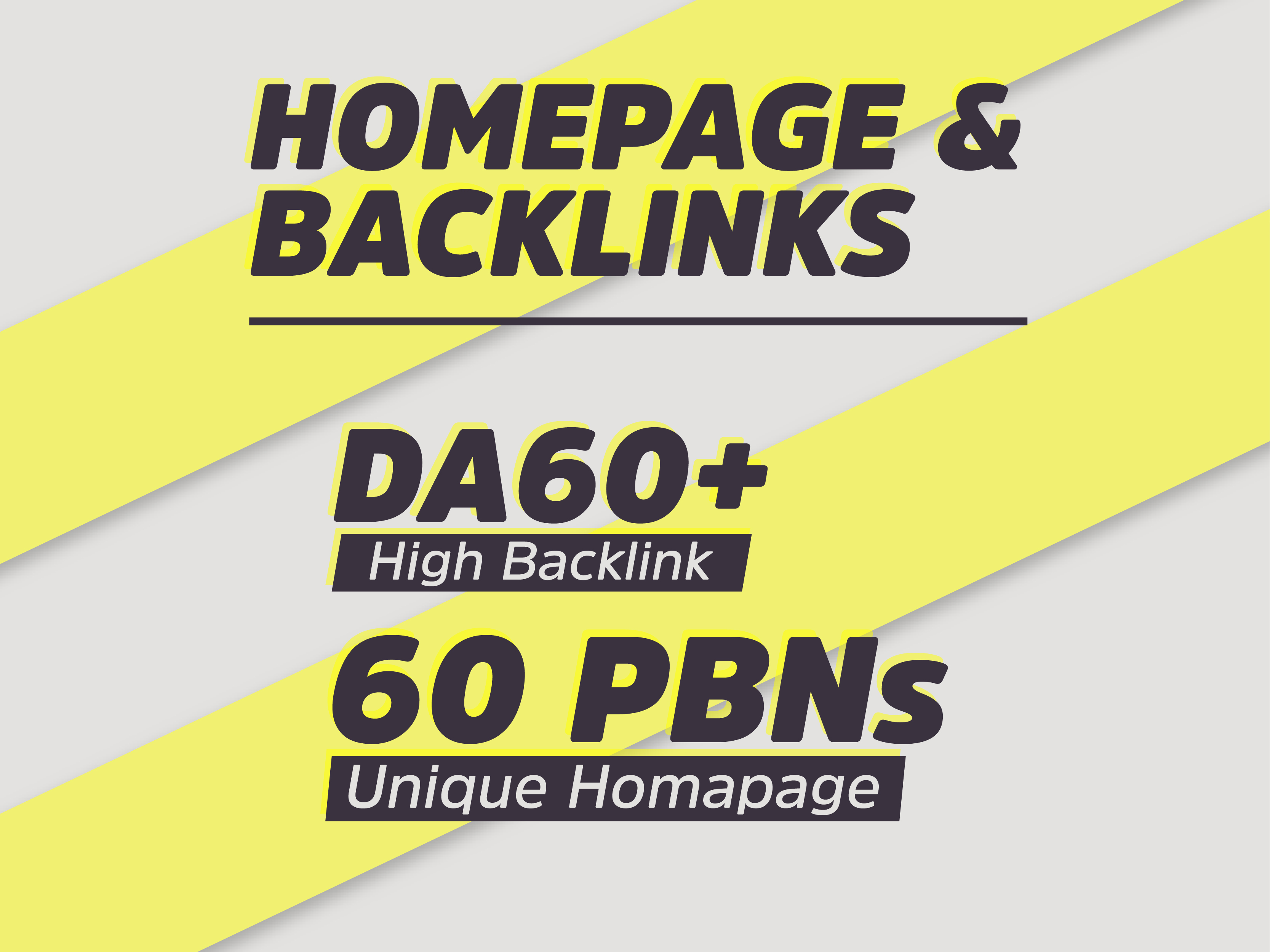 Create 60 High DA 60 plus Backlink