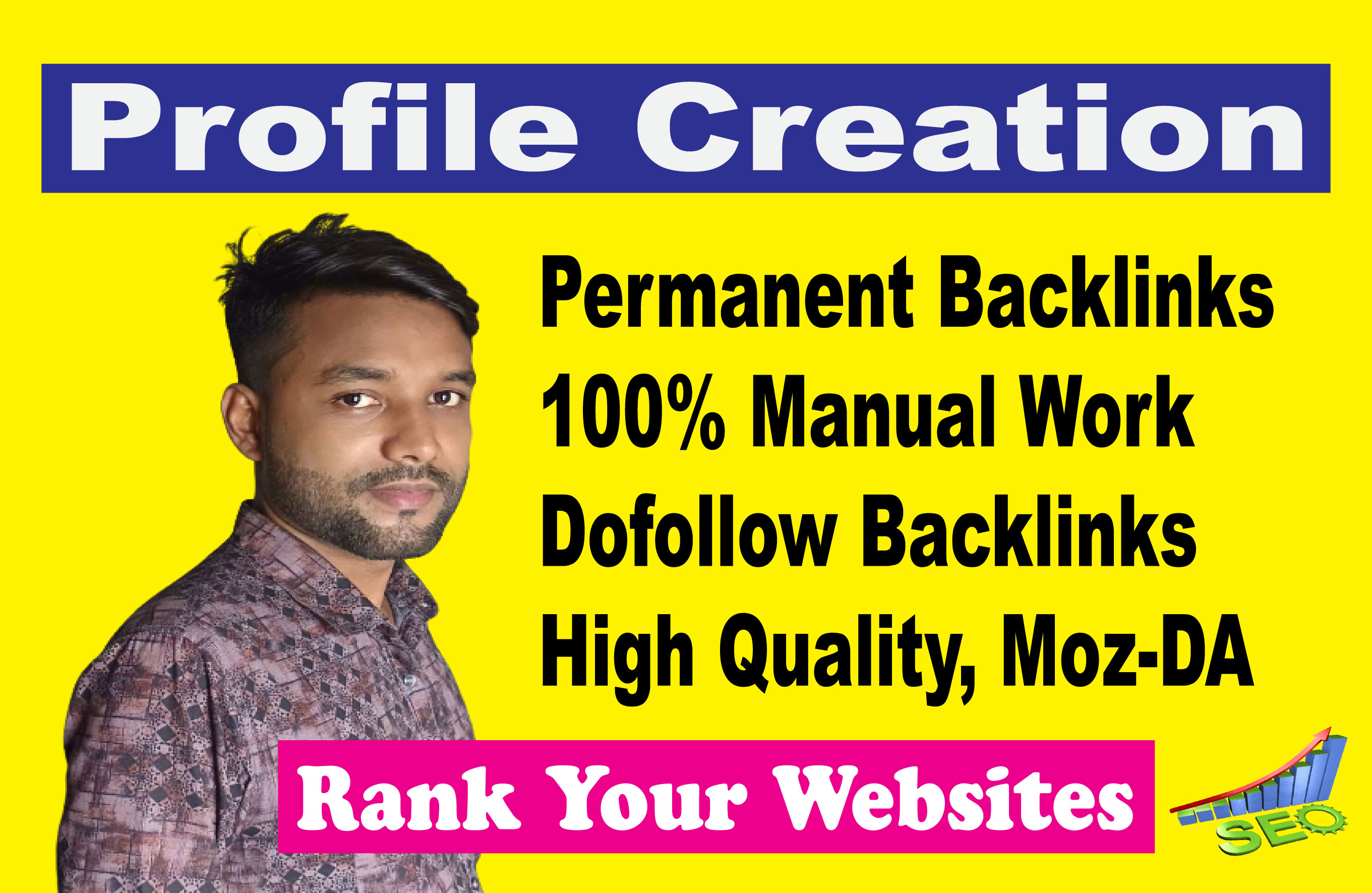 I will Create 40 Always Updated Profile Creation PR9 High Quality Dofollow Backlinks