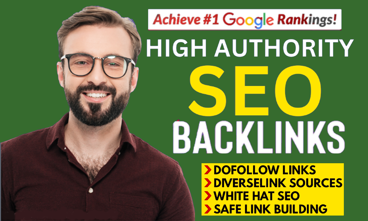 I will do contextual backlinks, SEO link building for top ranking 