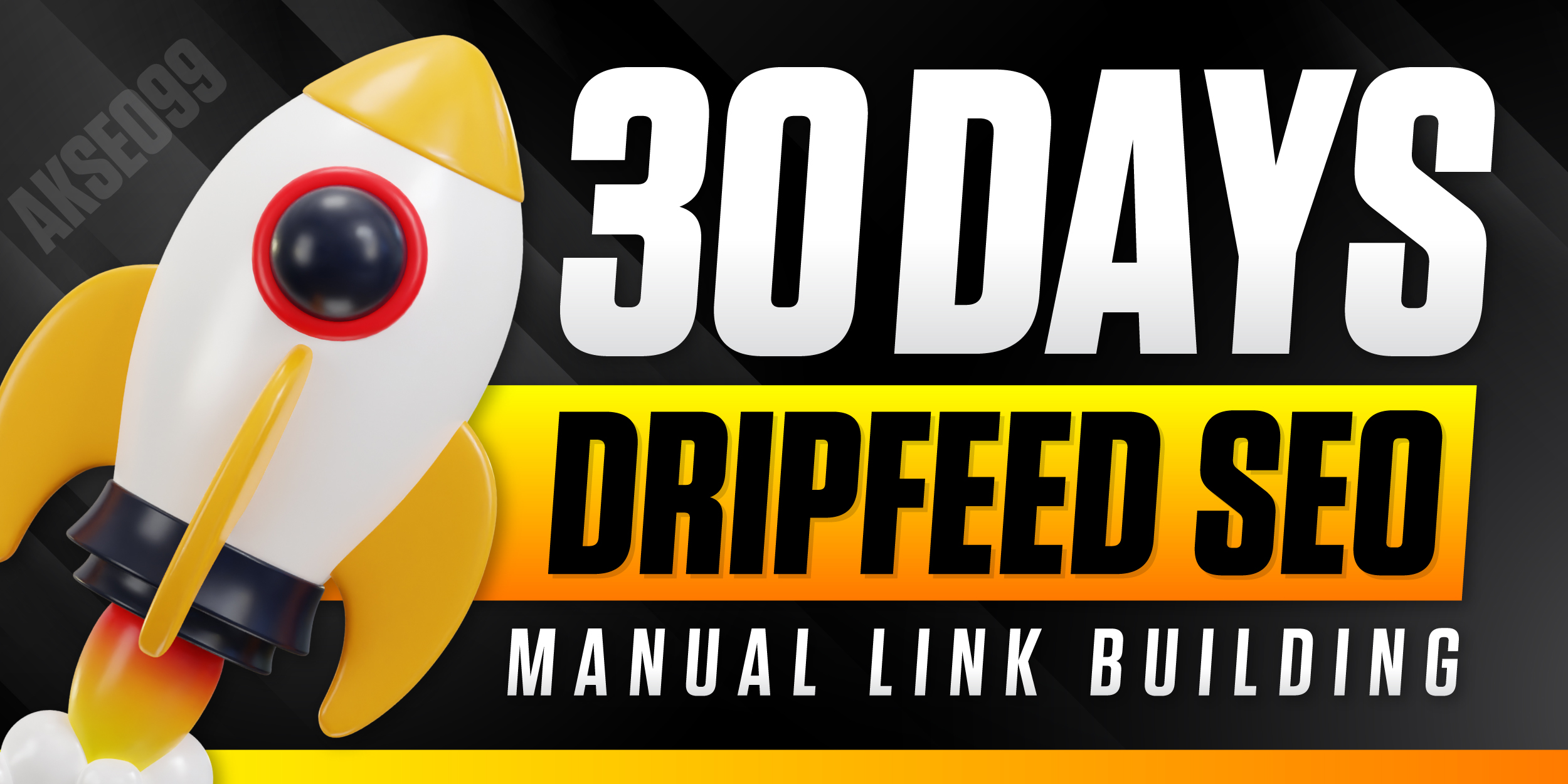 30 Days Drip Feed with Manual link Building SEO Backlinks 