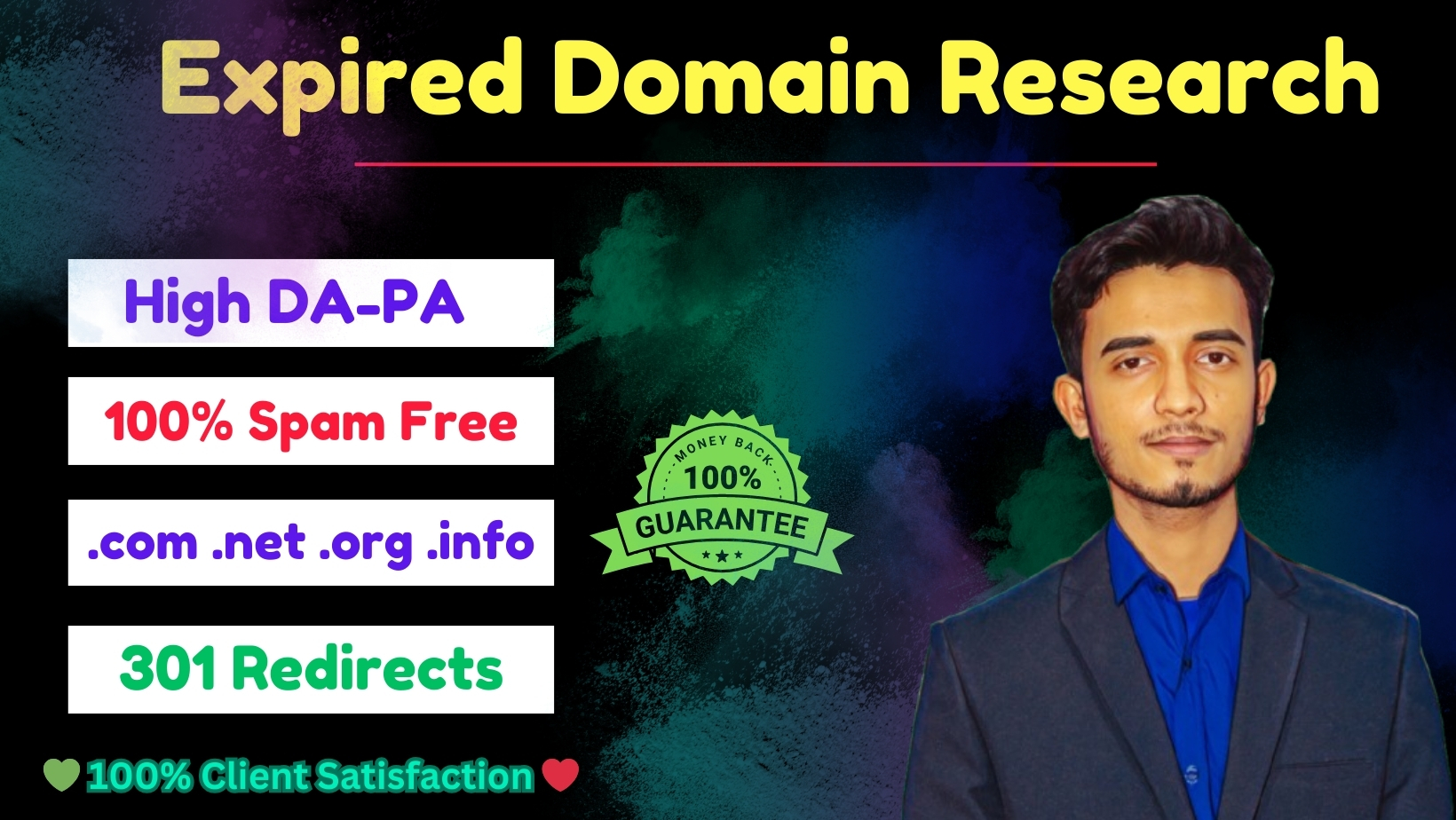  I Will do expired domain research high da-pa niche relevant with authority backlink