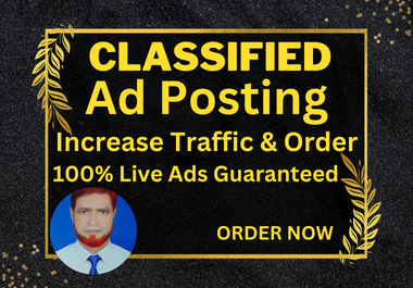 You will get instantly high quality live ads posting services for USA, UK