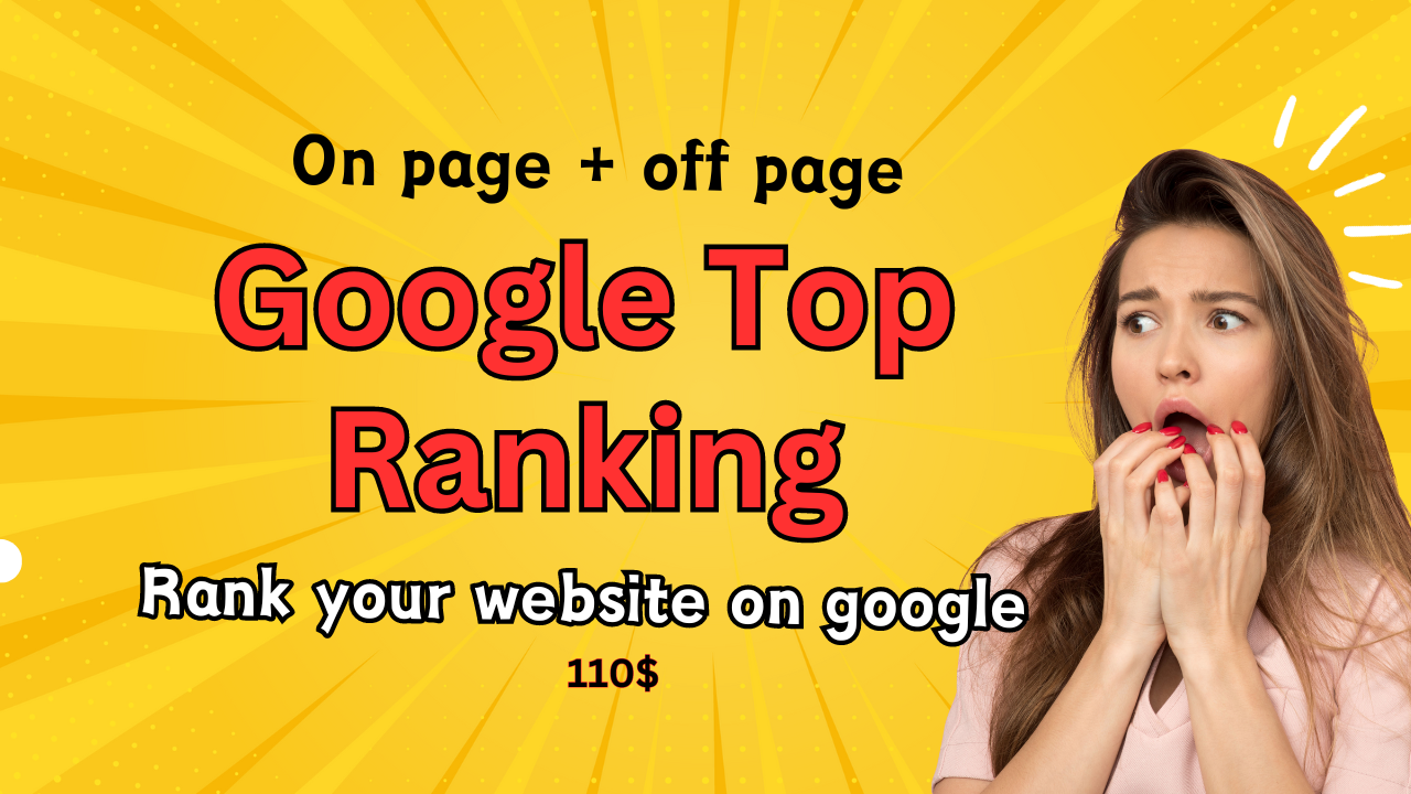 complete Monthly SEO Services for your website on Google top ranking 