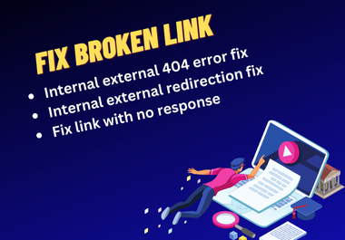 Broken links 404,301 error fix WordPress website 