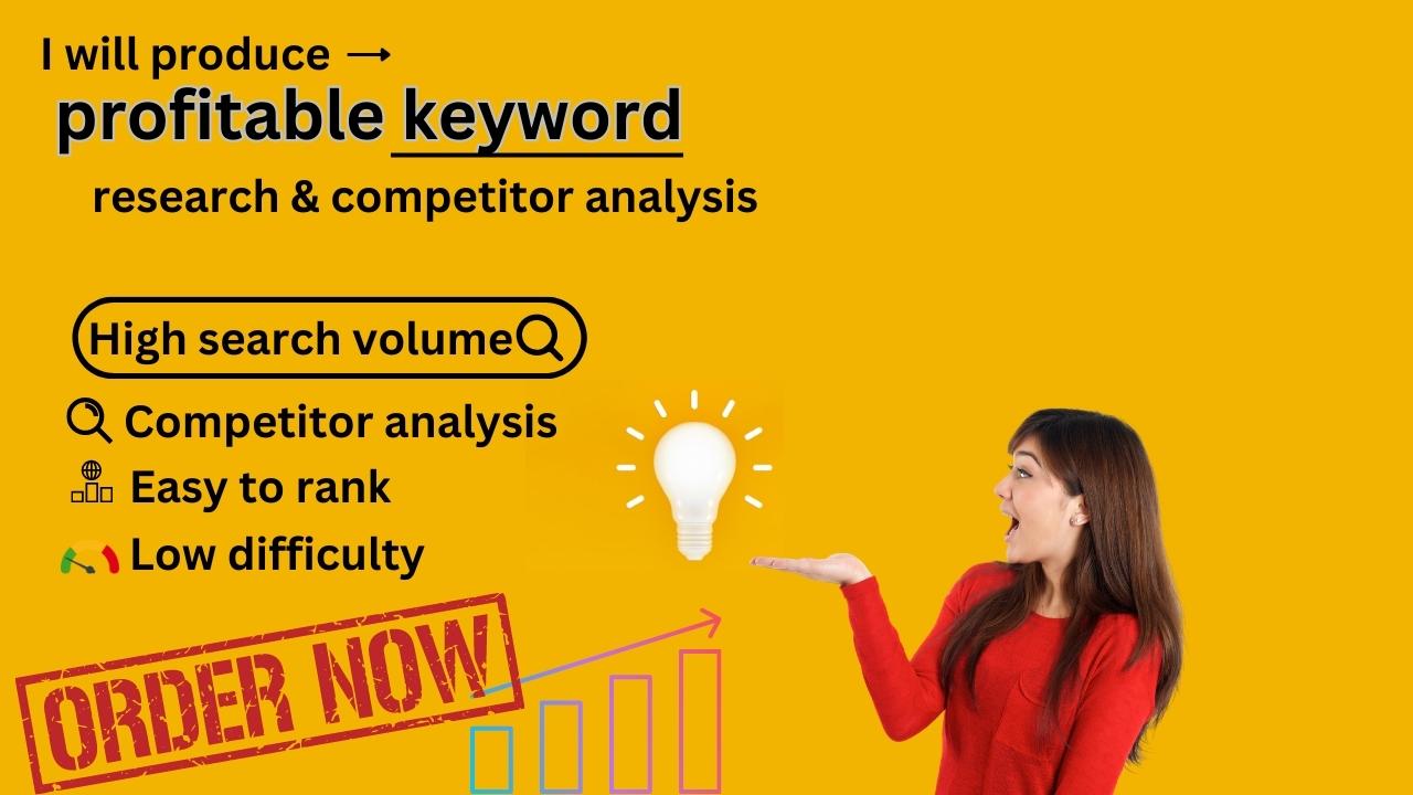 I will do amazon products and keywords research for affiliate 