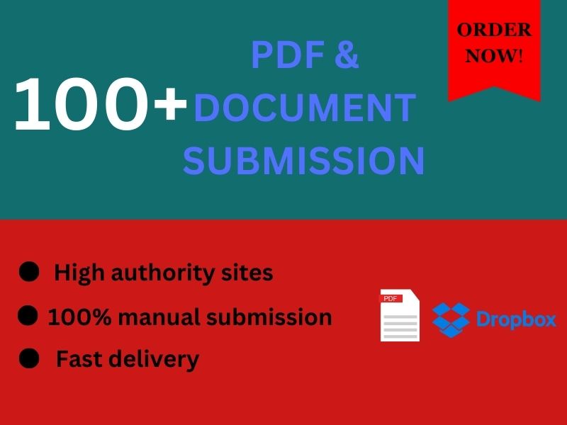  I Will Provide 100 High-Quality PDF Submissions through High-authority Sites