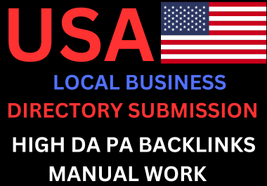 I will do top 40 USA local citations, business directory backlinks