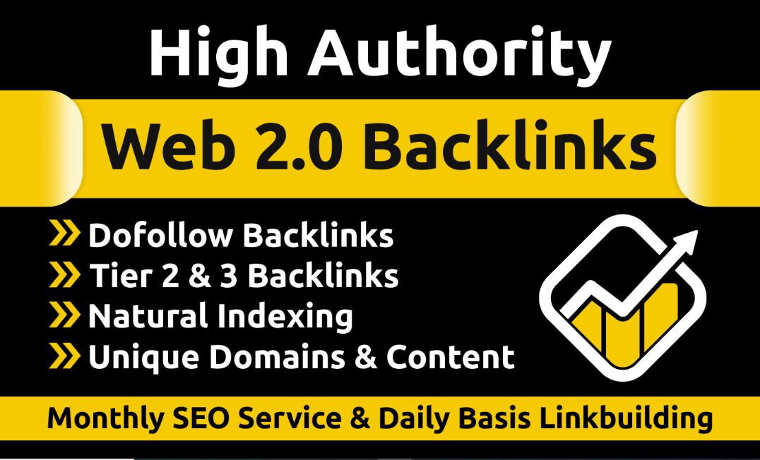 Get 250 Good Domain A Web 2.0 backlinks to your website