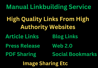 100 Manual linkbuilding backlinks for your website 