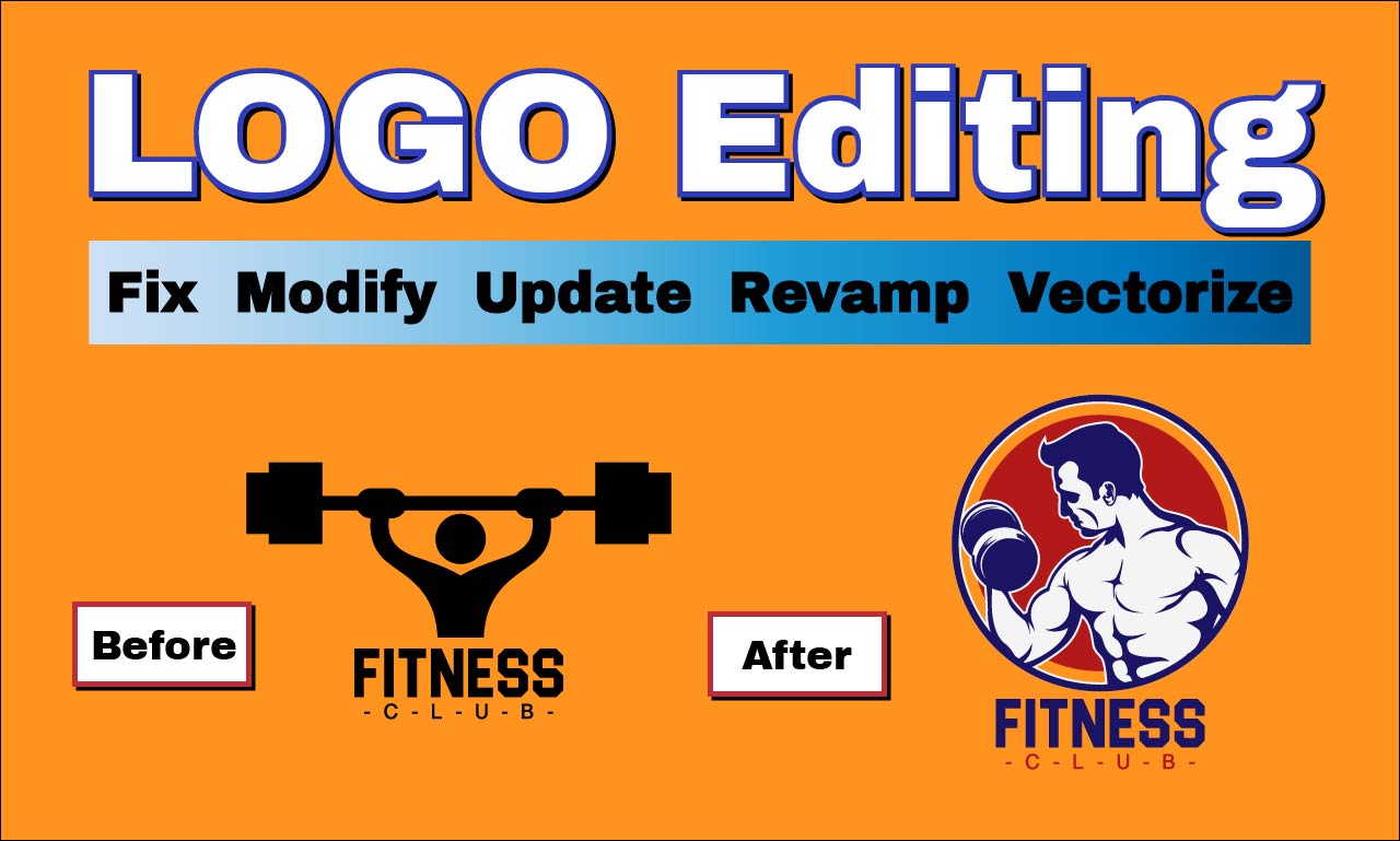 I will fix, update, edit, revamp, redesign, or digitize your existing logo