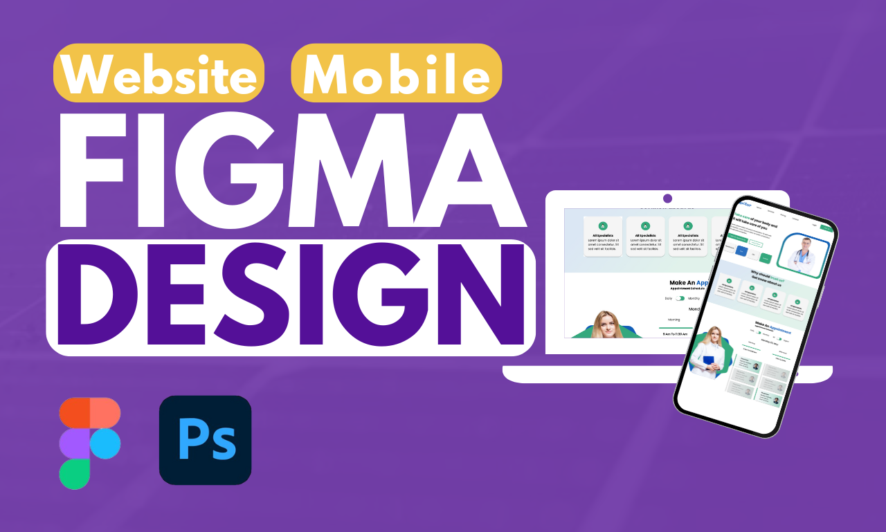 i will design figma website design, figma landing page, website design figma, website ui ux