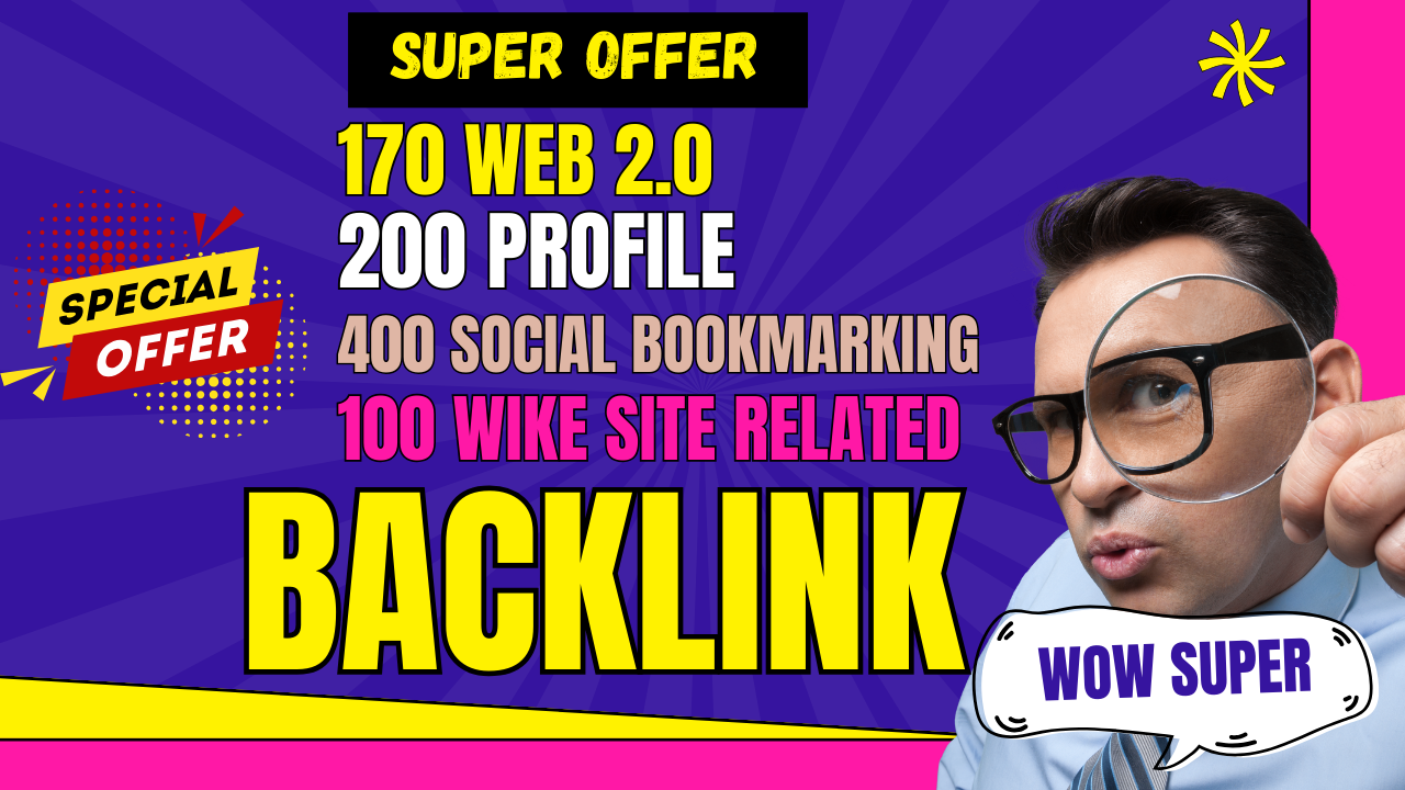 I Will Do Create High Quality Dofollow High DA PA Booster Ranking Backlinks