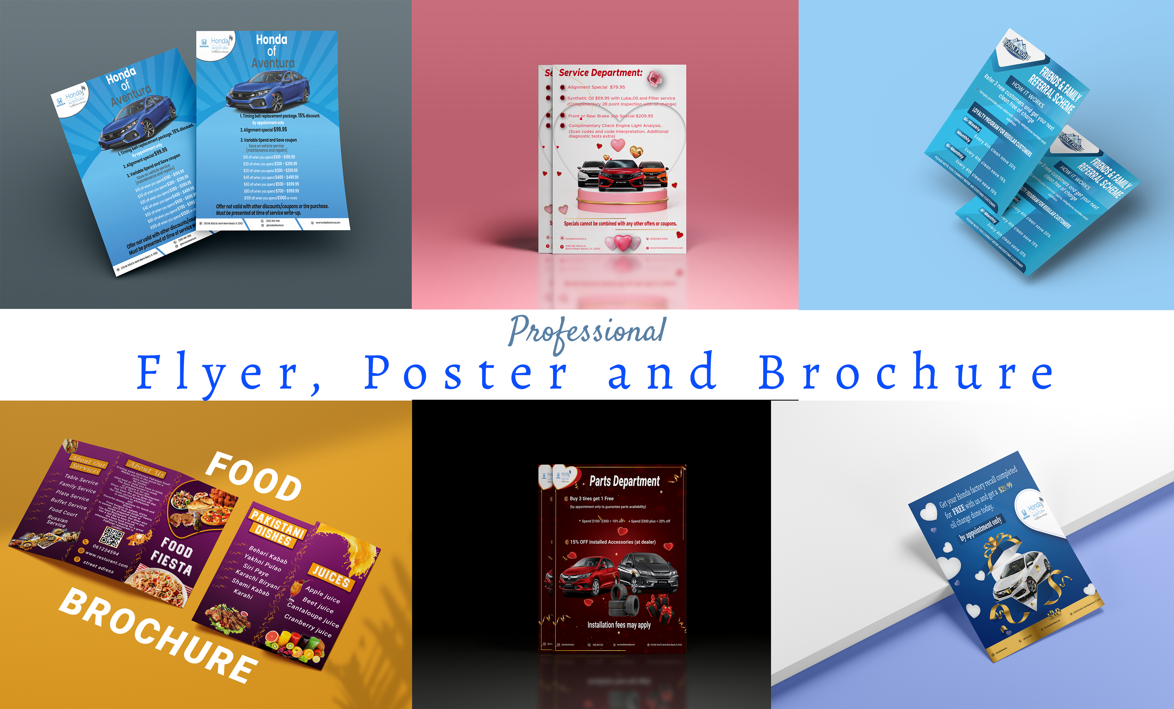 I will create Flyer, Brochure and Poster Design 