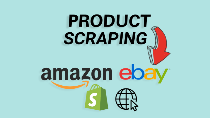 I will scrape products from amazon ebay and upload to shopify or woocommerce store