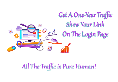 Get A One-Year Login Page Traffic