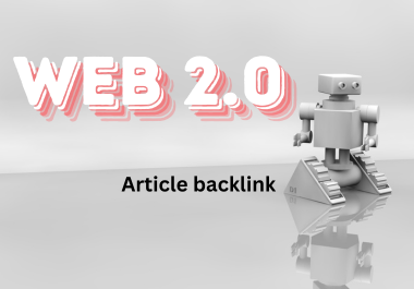 50 HQ Contextual web 2.0 Dofllow Backlink 