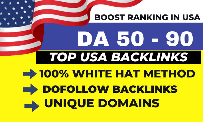 Manually create premium USA do follow white hat manual SEO backlinks 