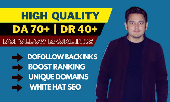 provide high authority da 70 plus SEO dofollow backlinks