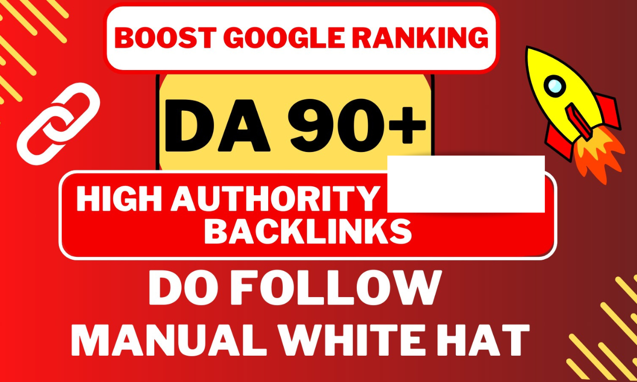 20 High authority DA 90+ Web 2.O Dofollow manual white hat SEO backlinks 