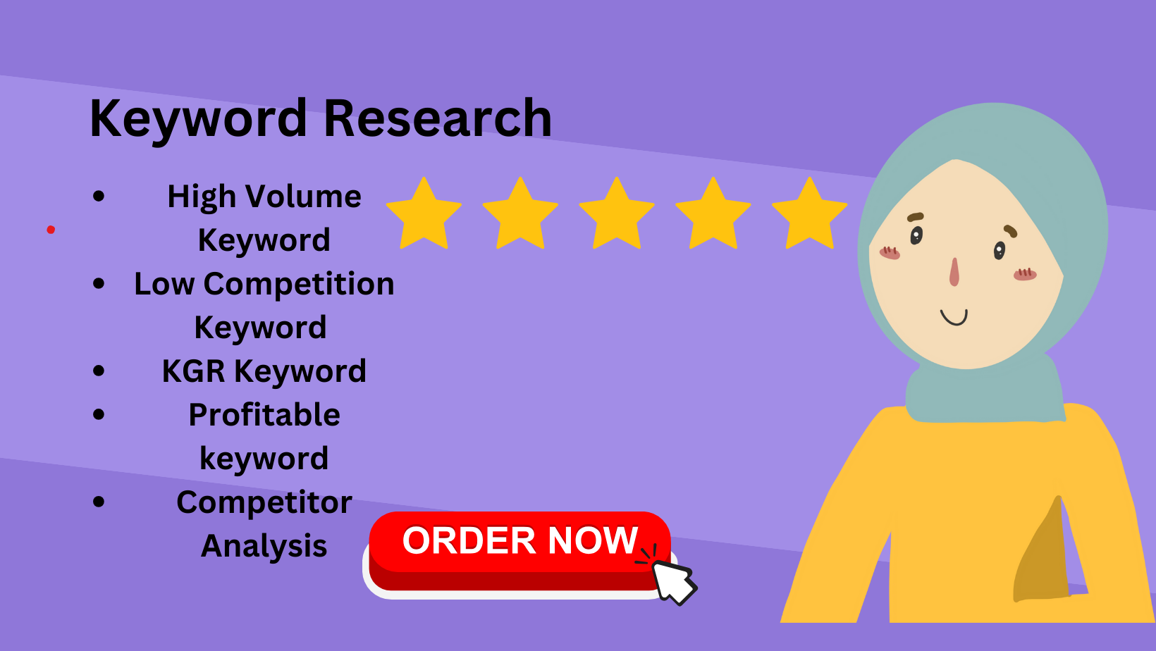 I'll do KGR keyword Research and Competitor Analysis For you 