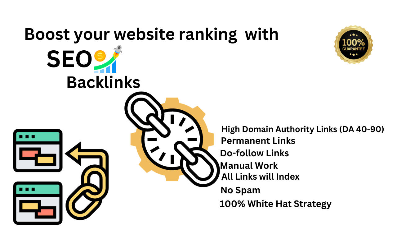 build backlink DA 40 to 90 and indexing, disavow file to remove toxic link