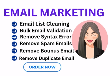 I will provide bulk email validation, verification and email list cleaning service