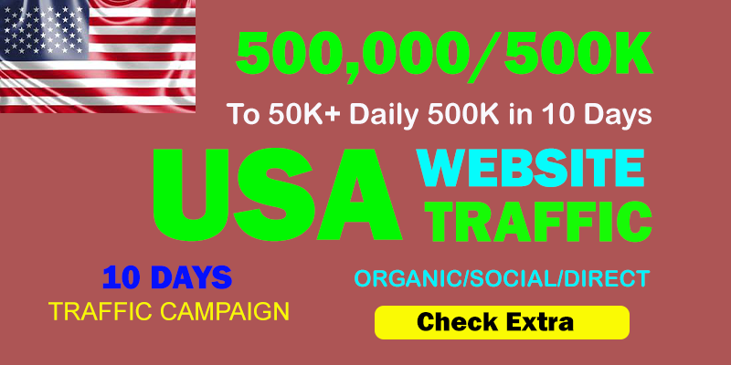 I WILL DRIVE 500,000+ SEO TARGETED Human Traffic to your Website or Blog