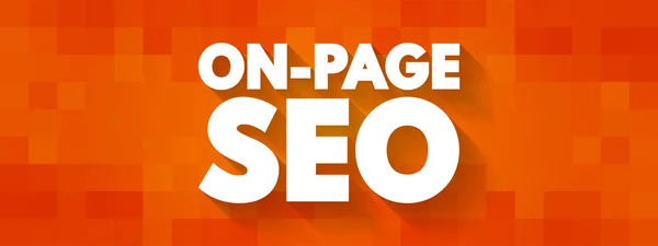 On page seo for website to rank in google