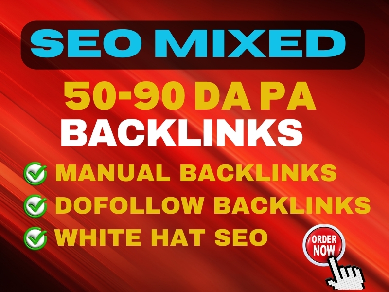 I will help you rank with 100 high quality SEO mixed backlinks